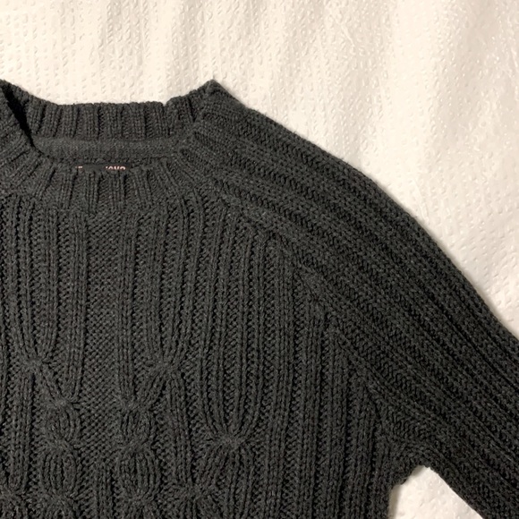 Dark grey knit sweater - Picture 2 of 2